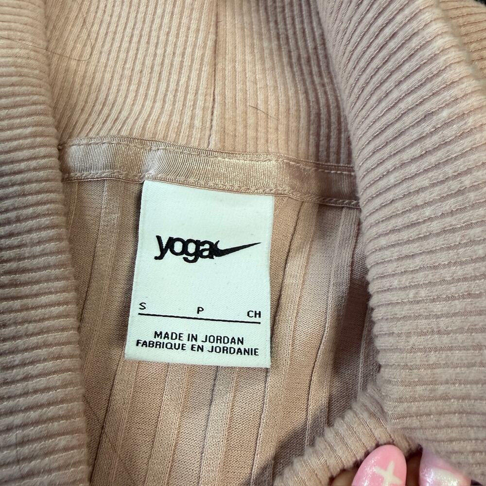Vintage Y2k Nike Yoga Baby Pink Ribbed Longsleeve Pullover Longsleeve Women's S - Picture 3 of 5